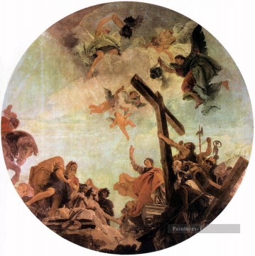  giovanni tableaux - Découverte de la Vraie Croix Giovanni Battista Tiepolo